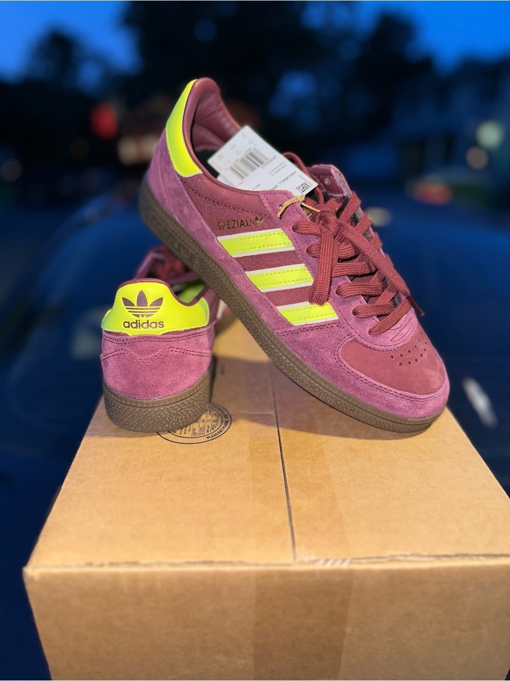 Adidas Handball Spezial Weltmeister Shadow Red/Solar Yellow